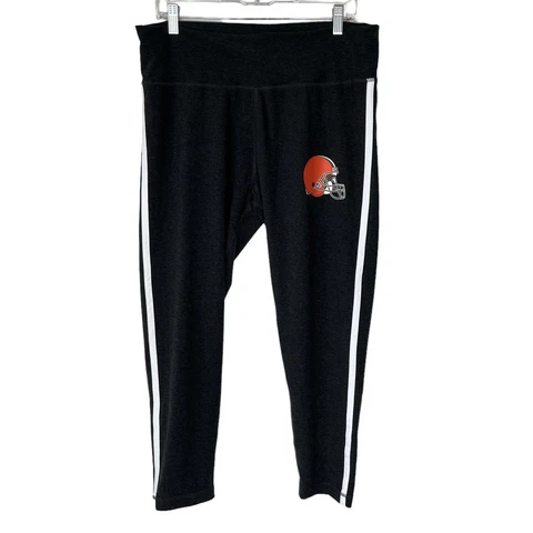 Concepts Sport Womens XXL Cleveland Browns Leggings Gray Black Cover