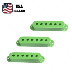 3 Pcs 48/50/52 SSS Single Coil Pickup Covers For Fender SQ Strat multiColors - Picture 1 of 16