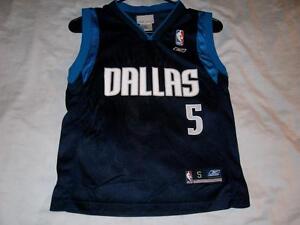 Josh Howard 5 Dallas Mavericks Blue NBA adidas Jersey Boy's Small 8 used
