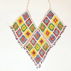 COLLAR Disfraz Danza del Vientre ATS Cuentas Kuchi Tribal 806j5 - Imagen 1 de 5