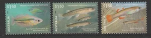 AUSTRALIA 2025 Endangered FRESHWATER FISHES design set of 3 MNH - Picture 1 of 1