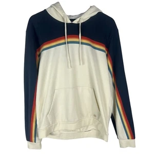 Marine Layer Herren Pullover Fleece Hoodie in Navy Abbey Stone Sunset Stripe Gr. M - Bild 1 von 8