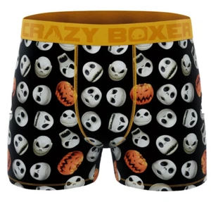 CRAZY BOXER "NIGHTMARE BEFORE CHRISTMAS JACK" HALLOWEEN Briefs Men's LG NWT - Picture 1 of 4