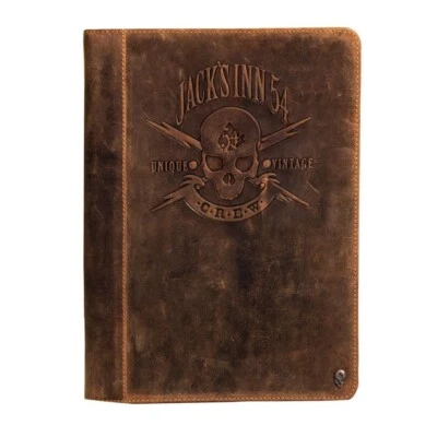 Jack's Inn 54 Pucker Up Schreibmappe dunkelbraun
