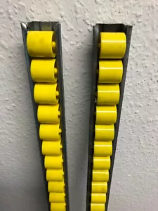 10 x 1.600 mm Röllchenbahn SSi Schäfer Röllchenleiste Rollenbahn Förderbahn - Bild 1 von 2