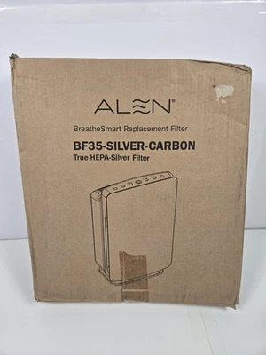 Filtro de repuesto HEPA genuino OEM ALEN BreatheSmart BF35-plateado-carbono nuevo en caja Foto 1 de 4