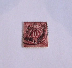 German State Wurttemberg Colony 1875 Postage Stamp - Picture 1 of 2