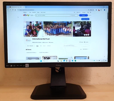 iiyama ProLite B2283HS 22" LED Monitor, Full HD 1080p, DisplayPort, HDMI, VGA - Image 1 of 4