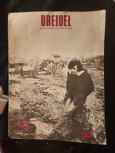 Dreidel Don McLean spartiti canzoni spartiti vintage 1973 Yahweh - Foto 1 di 5