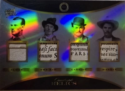 2025 Pieces Of The Past 1800s James Kid Cassidy Hardin Quad Relic #191 - Image 1 of 3