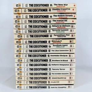 The Executioner Mack Bolan Don Pendleton PB Book Lot 18 Military Adventure B - Picture 1 of 4