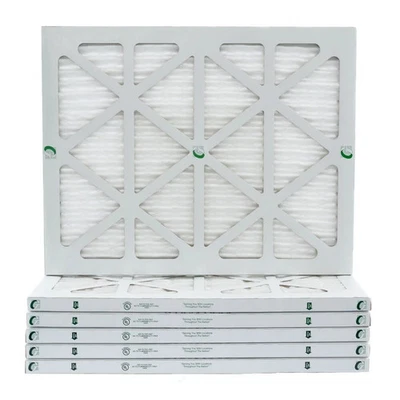 20x30x1"  Glasfloss ZL MERV 13 / FPR 10 Pleated HVAC Air Filters. 6 Pack - Image 1 of 3