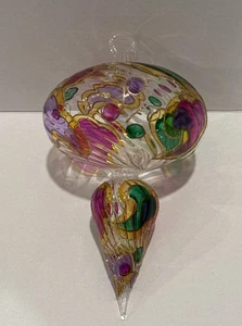 CHRISTOPHER RADKO EMPORIUM ITALIENISCH - 7" Glas ORNAMENT TROPFEN - Bild 1 von 6