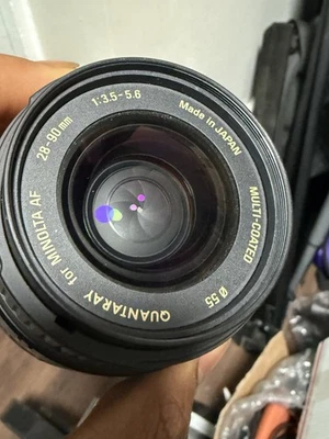 Lente de cámara Quantaray AF 28-90 mm para montaje Minolta hecha en Japón Foto 1 de 4