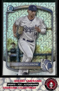 Jac Caglianone 2025 Bowman Chrome Prospects Mojo refractor #BCP-103 Royals - Imagen 1 de 2