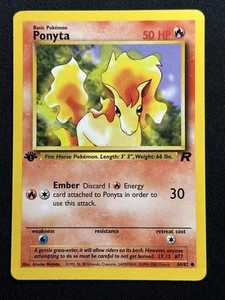 Ponyta 1st Edition Team Rocket 64/82 LP-NM Pokemon Card - Picture 1 of 2