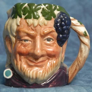2.5" Royal Doulton 1958 Bacchus D 6521 Toby Mug Jug Limited Vintage Antique - Picture 1 of 6