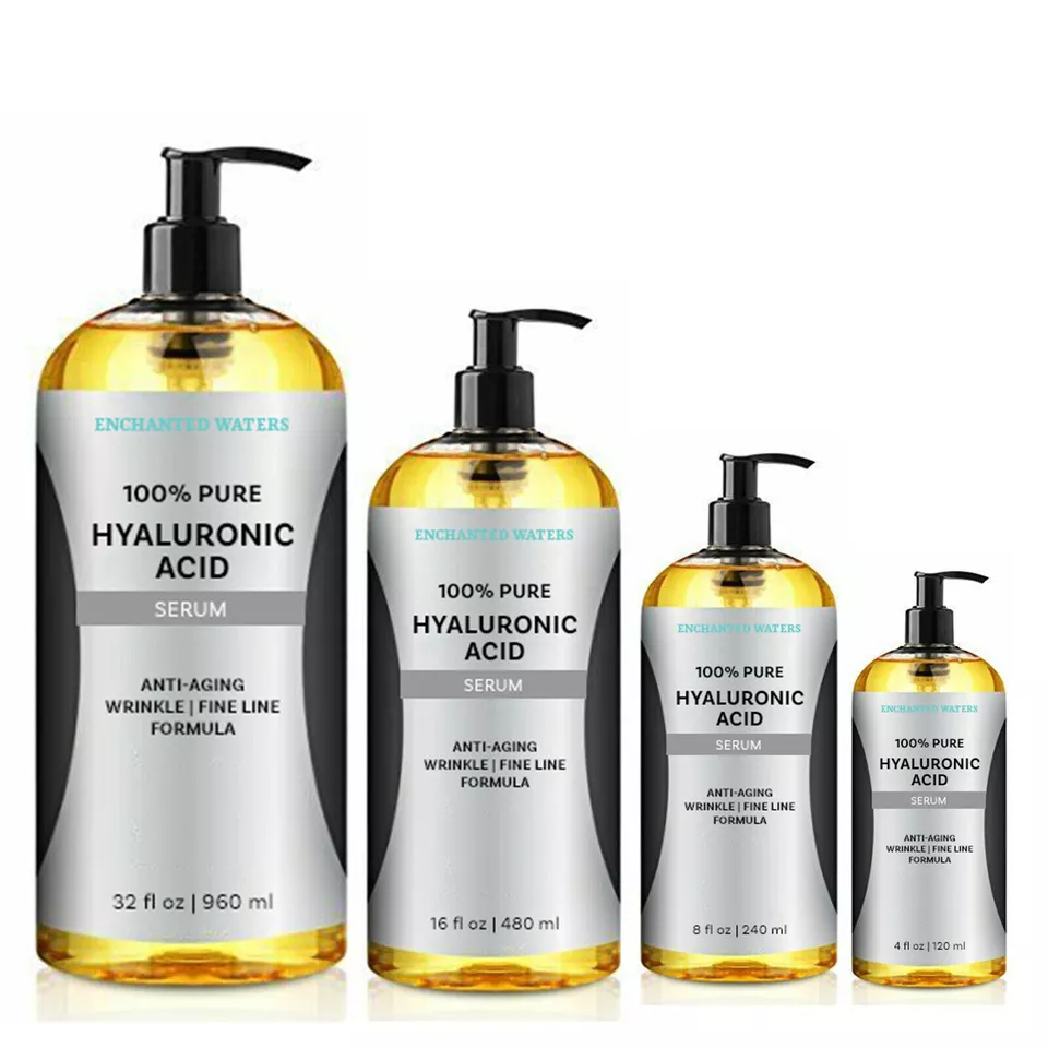 HYALURONIC ACID 100% Pure Anti Aging Hydrating Serum, Plumps Wrinkles Fine Lines - Image 1 of 4