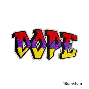 Dope Patch, Dope text Patch, Graffiti patch,  Embroidered Iron on patch - Picture 1 of 1