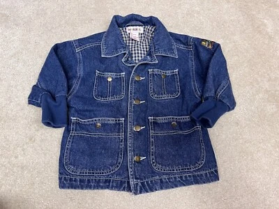 Chaqueta Jean Gymboree Niñas Pequeña Azul Denim Algodón Bolsillos con Botones Foto 1 de 4