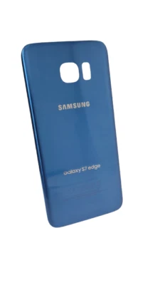 Battery Glass Cover For Samsung Galaxy S7 Edge SM-G935 Blue Back Door Cover OEM - Image 1 of 4