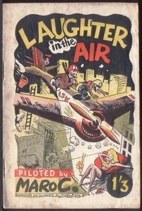 LAUGHTER IN THE AIR by Maroc. Vintage 36-Page Magazine of Saucy Cartoons & Jokes - Picture 1 of 1