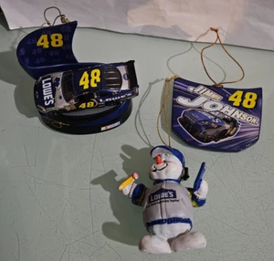 LOTE de adornos nascar JIMMIE JOHSON 48 / LOWES LOWE'S - Imagen 1 de 2