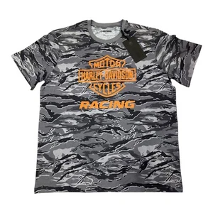 Harley Davidson Men's Racing Camo T Shirt Camouflage Size XL 96061-24VM New - Bild 1 von 2