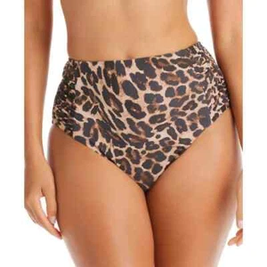 Bar Iii Damen Gepard-Druck hohe Taille volle Abdeckung Badehose Leopard XS - Bild 1 von 2