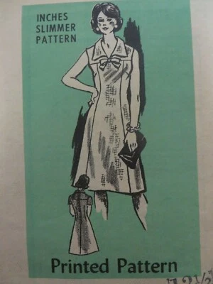 Vintage 70's Anne Adams 4921 SAILOR-COLLAR DRESS Sewing Pattern Women Sz 12.5 - Image 1 of 4