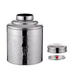 Modern Stainless Steel Tea Canister for Kitchen Storage