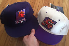 VTG Phoenix Suns New Era Wool Fitted Hat Cap 7 1/8 pro model nwt 5950 (lot of 2)