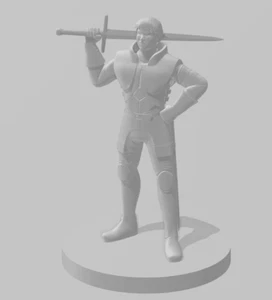 Human Male Fighter 5 - DND - Pathfinder - Dungeons & Dragons - RPG - Tabletop - - Picture 1 of 1