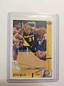 1991-92 Upper Deck Reggie Miller Indiana Pacers #256 - Picture 1 of 2
