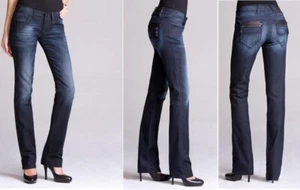 Express Rerock Straight Leg Jeans Black Glitter size 0 25 NWT $98 - Picture 1 of 12