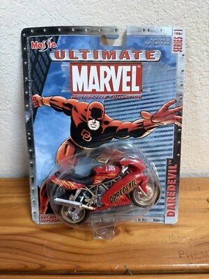 MARVEL Series #1 DAREDEVIL Ducati Supersport 900 1:18 Scale Motorcycle Model NOS - Image 1 of 4