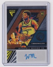 2022-23 Panini Flux Wendell Moore Jr. RC Auto #FRS-WWH