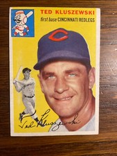 1954 TOPPS #7 TED KLUSZEWSKI CINCINNATI REDS BASEBALL CARD NM