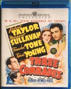 Three Comrades (Classic 1938 Robert Taylor) Warner Archive Reg Free Blu-Ray NEW - Picture 1 of 3