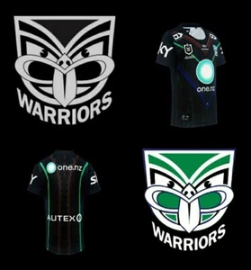 NZ Warriors Replica 2024 Indigenous NRL Jersey Size 5XL NRL RUGBY LEAGUE - Picture 1 of 5
