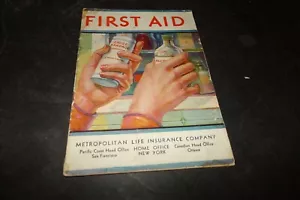 Libretto Pronto Soccorso Vintage Assicurazione Vita Metropolitana Effetti Shock del Calore - Foto 1 di 8