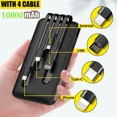 POWER BANK BATTERIA CARICABATTERIA PORTATILE DA 20000 Mah PER APPLE IPHONE USB - Immagine 1 di 4