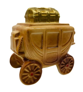 USA Stage Coach Coin Bank Mid-century Terrace Ceramics 5.5”T x 6”L x 3.5”W RARE - Picture 1 of 12