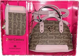 Juicy Couture Chestnut Chino Bowler And Wristlet Set- NWT - Picture 1 of 2