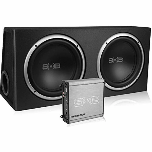 Belva BPKG212V2 12" 1200W Enclosed Subwoofer with Amplifier - Black