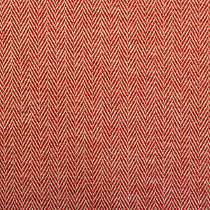 54" Wide Drapery Upholstery Herringbone Chenille Fabric Red By the Yard