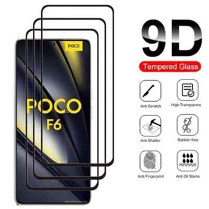 For Xiaomi Mi Poco X7 Pro X6 X5 X4 M6 M5 F5 F4 Tempered Glass Screen Protector - Picture 1 of 18