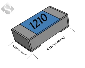 STACKPOLE ELECTRONICS RMCF 1/2W 0 OHM JUMPER CHIP RESISTOR RMCF1210ZT0R00 - Picture 1 of 1