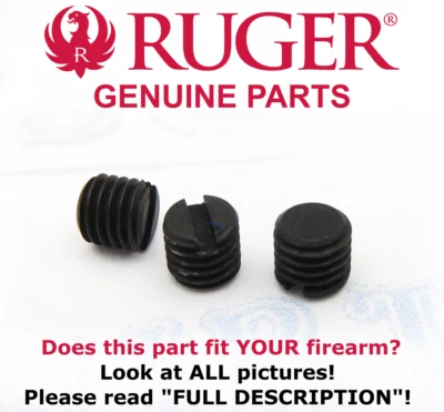 RUGER Blued Filler Screws Mark 1 2 3 4 Scope Base Mount MKIII IV 22/45 LITE