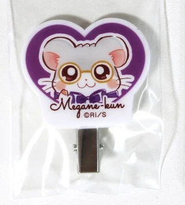Hamtaro Ribbon Series Acrylic Hair Clip Dexter Megane-kun - Picture 1 of 4